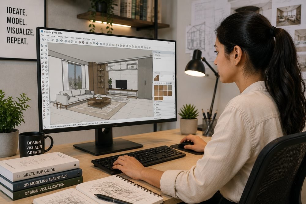 SketchUp, V-Ray & Lumion